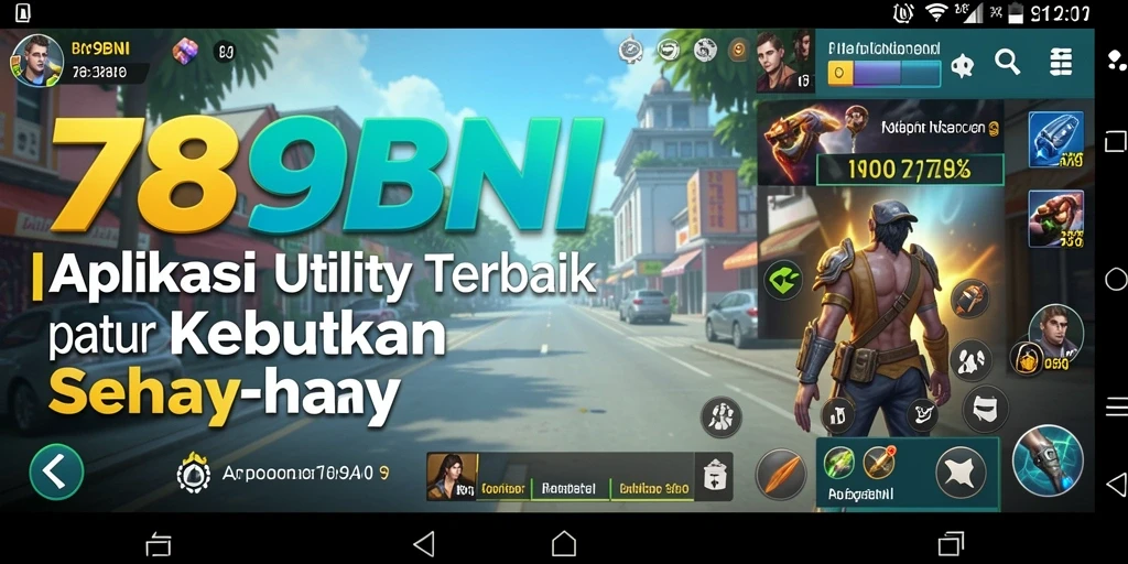 Screenshot utama 789BNI menampilkan antarmuka aplikasi yang ramah pengguna.
