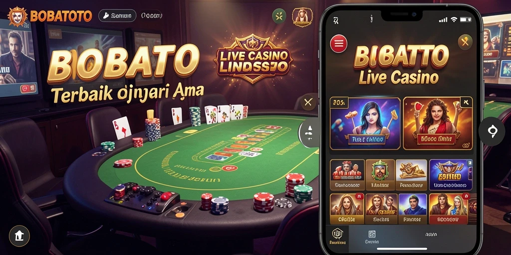 Tampilan gameplay BOBATOTO yang mengasyikkan dengan dealer langsung.