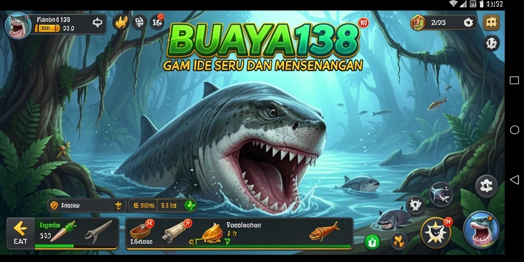Tampilan gameplay <strong>BUAYA138</strong> yang menarik dan interaktif.