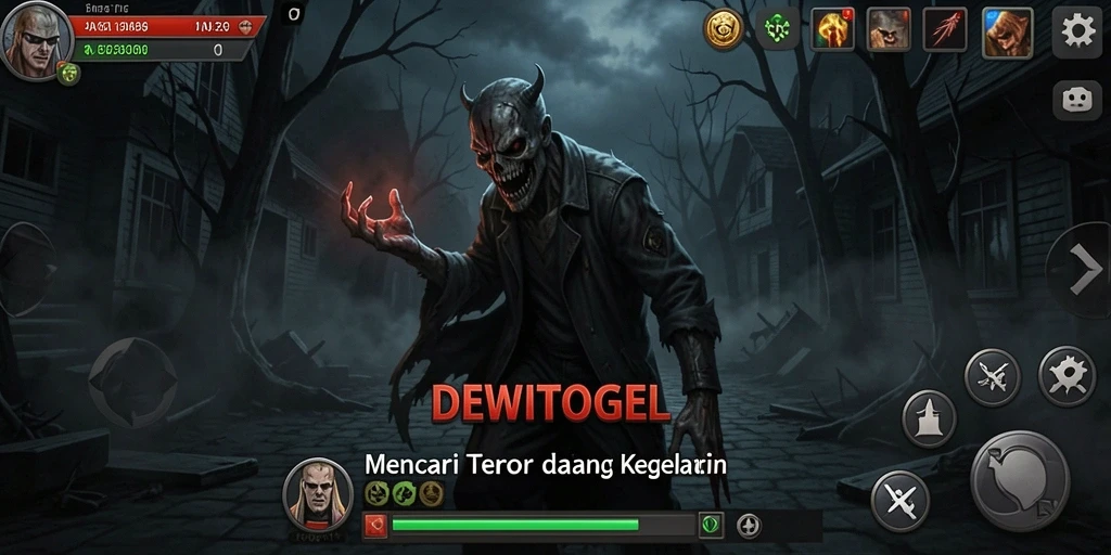 Screenshot gameplay DEWITOGEL menampilkan momen ketegangan yang mendebarkan.