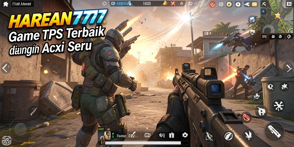 Tampilan gameplay seru di HARAPAN777 dengan aksi tembak-menembak yang mendebarkan.