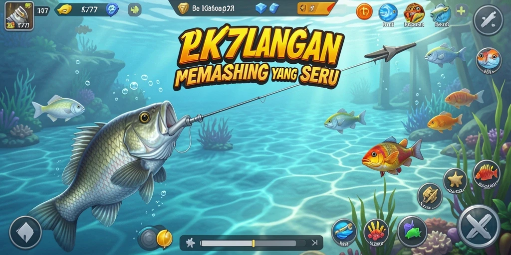 Tampilan gameplay LK777 yang menampilkan keseruan memancing.