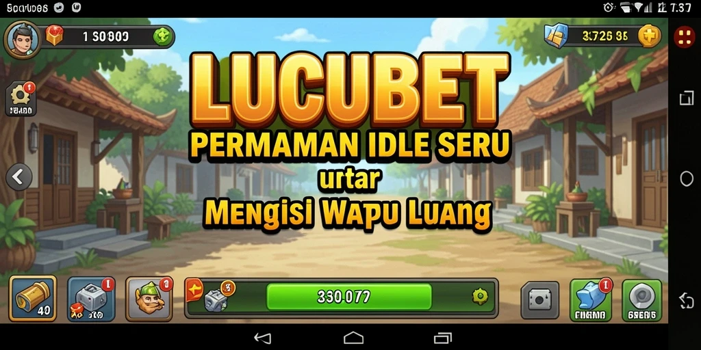 Tampilan gamplay LUCUBET yang menarik dan penuh warna.