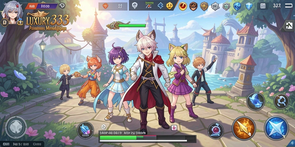 Tampilan menarik dari gameplay seru LUXURY333.