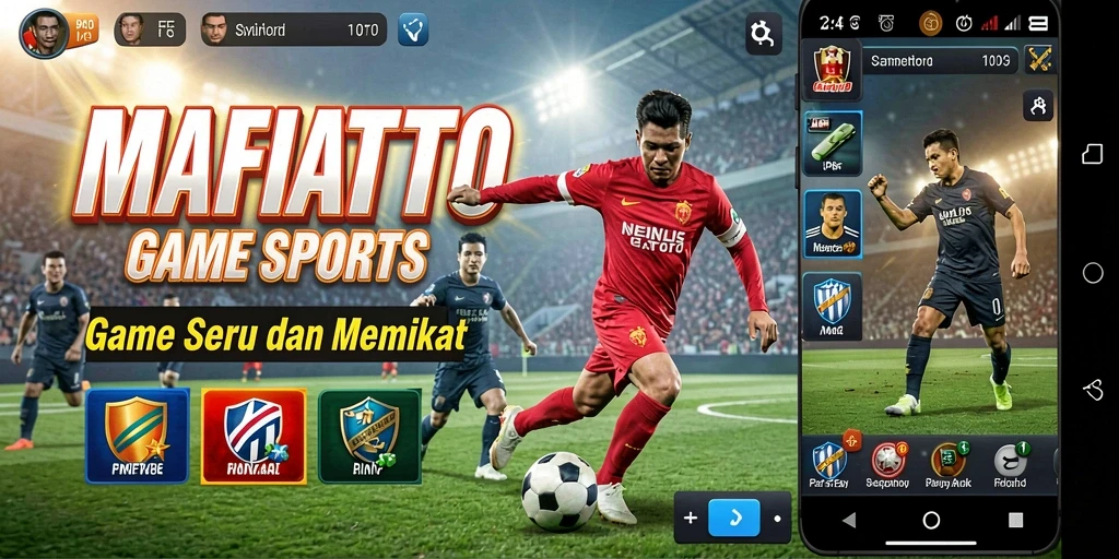 Tampilan gameplay olahraga seru di MAFIATOTO.