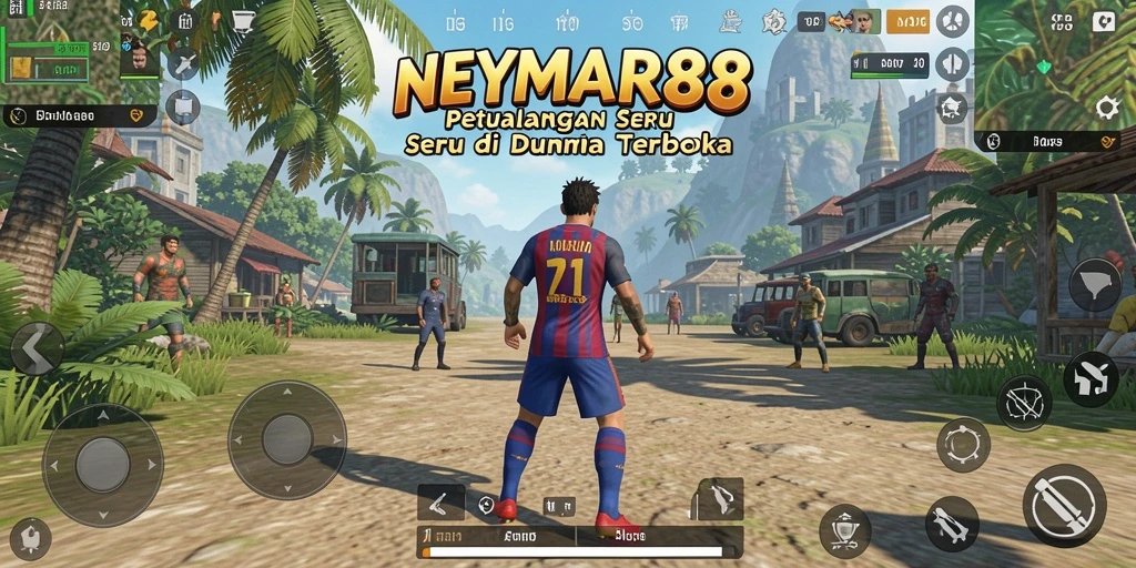 Tampilan gameplay mendebarkan dalam dunia terbuka NEYMAR88.