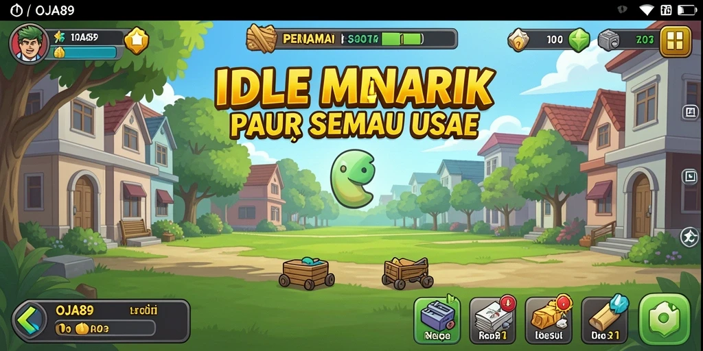 Screenshot OJA89 menampilkan gameplay Idle yang seru dan menawan.