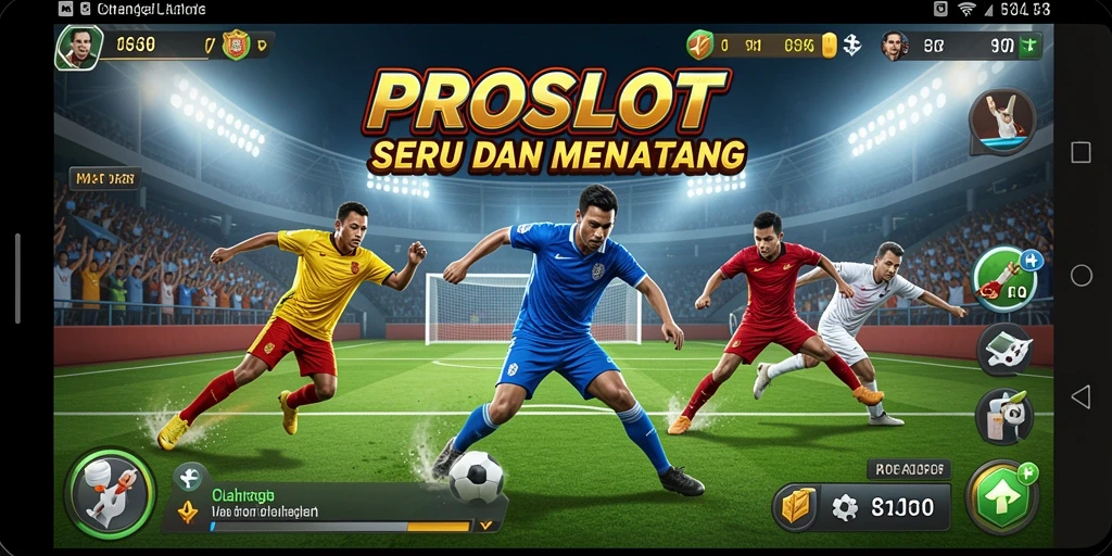 Tampilan screenshot PROSLOT menunjukkan aksi menarik dalam gameplay olahraga.
