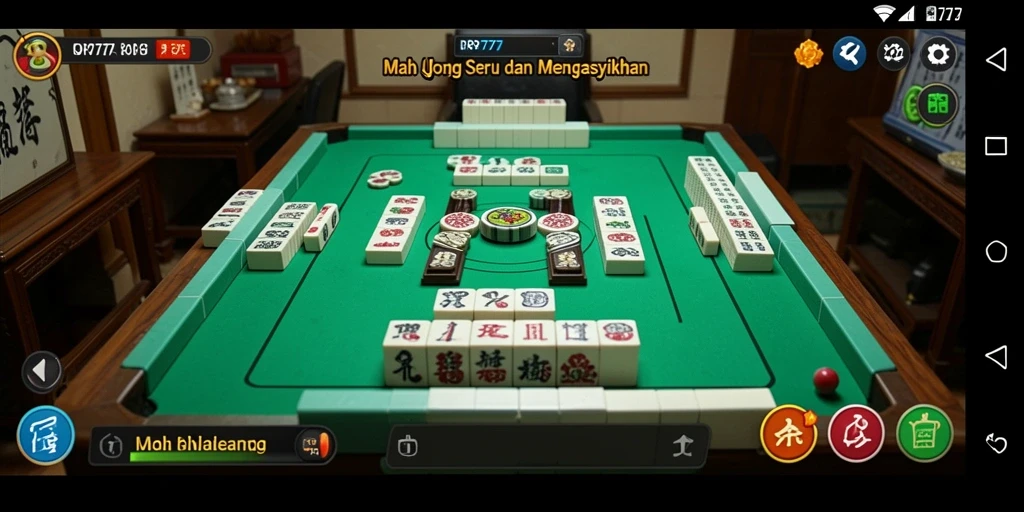 Tampilan gameplay Mahjong yang menarik di RR777.