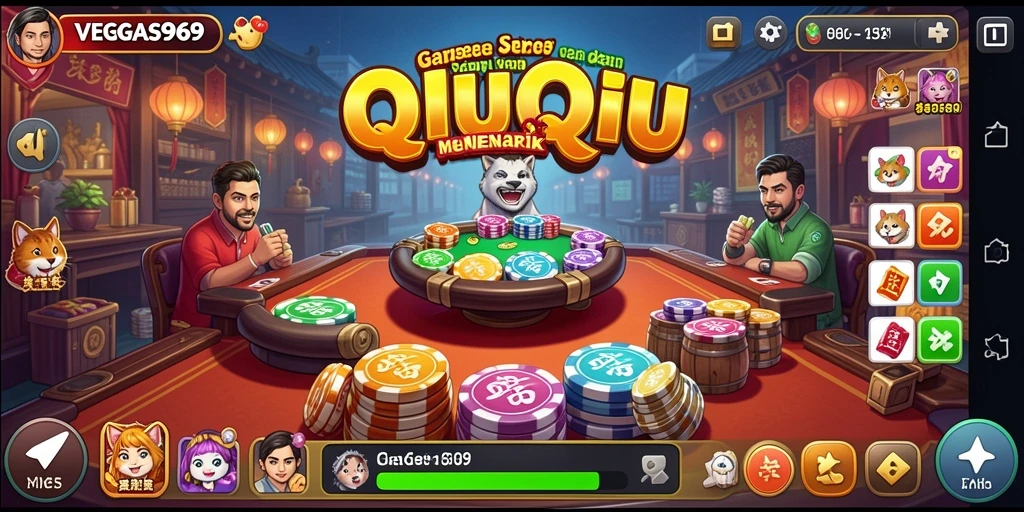 Tampilan menarik gameplay QiuQiu di VEGAS969.