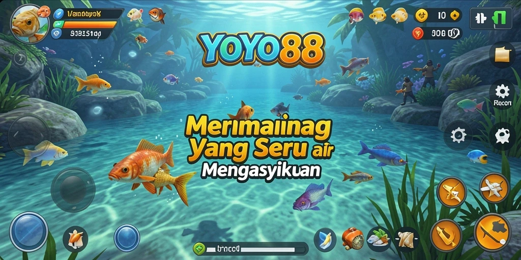 Tangkapan layar utama YOYO88 menampilkan pengalaman menarik dalam bermain game Fishing.
